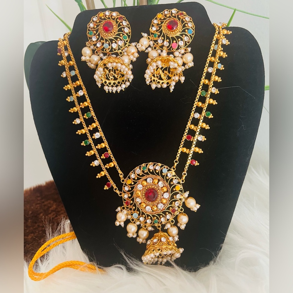 Indian Multicolor Jewelry Set